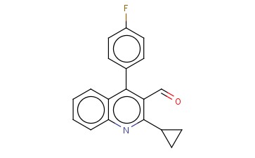 2-环丙基-4-(4-氟苯基)<span class='lighter'>喹啉</span>-3-<span class='lighter'>甲醛</span>