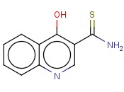4-<span class='lighter'>HYDROXYQUINOLINE</span>-3-CARBOTHIOAMIDE