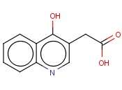4-<span class='lighter'>HYDROXYQUINOLINE</span>-3-ACETIC ACID