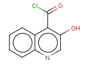 3-<span class='lighter'>HYDROXYQUINOLINE</span>-4-CARBONYL CHLORIDE