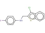N-[(3-CHLORO-1-BENZOTHIOPHEN-2-YL)METHYL]-<span class='lighter'>4-IODOANILINE</span>