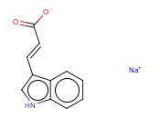 反-吲哚-3-丙烯<span class='lighter'>酸钠</span>