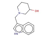 1-(1H-吲哚-3-<span class='lighter'>基</span>甲基)<span class='lighter'>哌啶</span>-3-醇