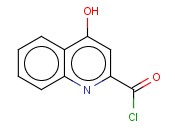 4-<span class='lighter'>HYDROXYQUINOLINE</span>-2-CARBONYL CHLORIDE