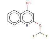 2-(DIFLUOROMETHOXY)-4-<span class='lighter'>HYDROXYQUINOLINE</span>