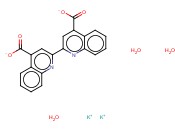 2,2’-联喹啉-4,4’-二甲酸二钾盐<span class='lighter'>三水</span>合物