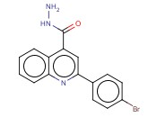 2-(4-BROMOPHENYL)QUINOLINE-4-CARBOHYDRAZIDE
