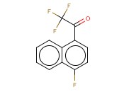 1-(4-FLUORONAPHTHYL) <span class='lighter'>TRIFLUOROMETHYL</span> KETONE
