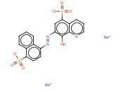7-(4-硫代-1-萘基偶氮)-8-<span class='lighter'>羟基</span><span class='lighter'>喹啉</span>-5-磺酸钠盐