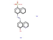 萘-1-磺酸-(4-偶氮-5-)-8-<span class='lighter'>羟基</span><span class='lighter'>喹啉</span>二钠盐