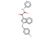 2-(1-(4-<span class='lighter'>氯</span>苄基)-1H-吲哚-3-基)-2-<span class='lighter'>氧</span>代-N-(吡啶-4-基)<span class='lighter'>乙酰</span>胺