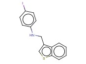 N-(1-BENZOTHIOPHEN-3-YLMETHYL)-<span class='lighter'>4-IODOANILINE</span>