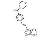 [4-[2-(1H-<span class='lighter'>吲</span><span class='lighter'>唑</span>-3-基)乙烯基]苯基]-1-哌嗪基甲酮