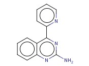 2-AMINO-4-(<span class='lighter'>2-PYRIDYL</span>)QUINAZOLINE