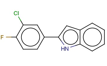 2-(3-<span class='lighter'>氯</span>-4-氟苯基)<span class='lighter'>吲哚</span>