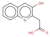 3-<span class='lighter'>HYDROXYQUINOLINE</span>-2-ACETIC ACID