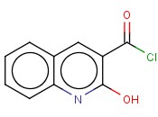 2-<span class='lighter'>HYDROXYQUINOLINE</span>-3-CARBONYL CHLORIDE