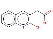 2-<span class='lighter'>HYDROXYQUINOLINE</span>-3-ACETIC ACID