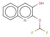 2-(DIFLUOROMETHOXY)-3-<span class='lighter'>HYDROXYQUINOLINE</span>