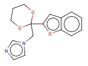 1-{[2-(1-<span class='lighter'>苯</span><span class='lighter'>并</span><span class='lighter'>呋喃</span>-2-基)-1,3-二噁烷-2-基]<span class='lighter'>甲基</span>}-1H-咪唑