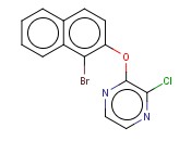2-[(1-BROMONAPHTHALEN-2-YL)OXY]-3-<span class='lighter'>CHLOROPYRAZINE</span>