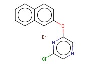2-[(1-BROMONAPHTHALEN-2-YL)OXY]-6-<span class='lighter'>CHLOROPYRAZINE</span>