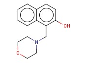 1-(4-<span class='lighter'>吗</span><span class='lighter'>啉</span>基<span class='lighter'>甲基</span>)-2-萘酚