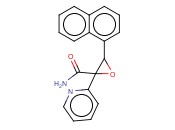 3-(1-NAPHTHYL)-2-(<span class='lighter'>2-PYRIDYL</span>)OXIRANE-2-CARBOXAMIDE
