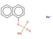 1-萘磷酸<span class='lighter'>单</span>钠盐，一<span class='lighter'>水</span>