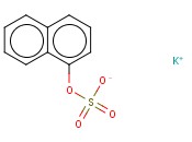 硫酸α<span class='lighter'>萘</span>酯钾盐