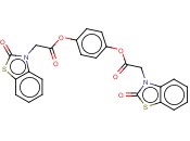 (2-OXO-BENZOTHIAZOL-3-YL)-ACETIC ACID 4-((2-OXO-BENZOTHIAZOL-3-YL)-<span class='lighter'>ACO</span>)-PH ESTER
