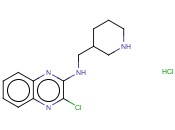 3-氯-N-(3-哌啶基甲基)-2-喹喔<span class='lighter'>啉</span>胺<span class='lighter'>盐酸盐</span>