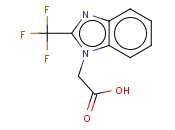 2-三<span class='lighter'>氟</span>甲基<span class='lighter'>苯并咪唑</span>-1-基乙酸