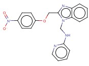 N-({2-[(4-<span class='lighter'>硝基苯</span>氧基)甲基]-1H-<span class='lighter'>苯并咪唑</span>-1-基}甲基)吡啶-2-胺