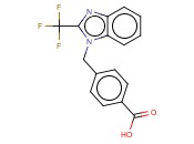 4-[[2-三氟<span class='lighter'>甲基</span>-1H-<span class='lighter'>苯并咪唑</span>-1-基]<span class='lighter'>甲基</span>]苯甲酸