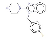 1-(4-FLUORO-BENZYL)-2-<span class='lighter'>PIPERAZIN-1-YL</span>-1H-BENZOIMIDAZOLE