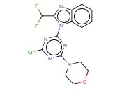 4-(4-氯-6-(2-(二氟<span class='lighter'>甲基</span>)-1H-苯并[d]咪唑-1-基)-1,3,5-三嗪-2-基)<span class='lighter'>吗</span><span class='lighter'>啉</span>
