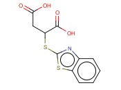 2-(1,3-<span class='lighter'>苯</span><span class='lighter'>并</span><span class='lighter'>噻唑</span>-2-硫基)丁二酸