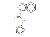 <span class='lighter'>苯</span>并<span class='lighter'>三</span><span class='lighter'>唑</span>-1-羧硫代酸 2-噻唑基酰胺