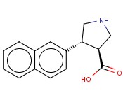 (3S,4R)-4-(<span class='lighter'>NAPHTHALEN-2-YL</span>)PYRROLIDINE-3-CARBOXYLIC ACID