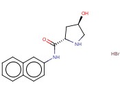 L-HYDROXYPROLINE-BETA-NAPHTHYLAMIDE <span class='lighter'>HYDROBROMIDE</span>