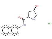 TRANS-L-4-<span class='lighter'>HYDROXYPROLINE</span> BETA-NAPHTHYLAMIDE HYDROCHLORIDE