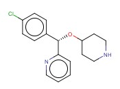 (S)-2-[(4-<span class='lighter'>CHLOROPHENYL</span>)(4-PIPERIDINYLOXY)METHYL]PYRIDINE