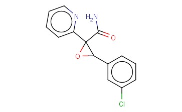 3-(3-CHLOROPHENYL)-2-(<span class='lighter'>2-PYRIDYL</span>)OXIRANE-2-CARBOXAMIDE