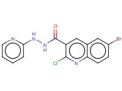 N'3-(<span class='lighter'>2-PYRIDYL</span>)-6-BROMO-2-CHLOROQUINOLINE-3-CARBOHYDRAZIDE