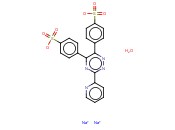 5,6-联苯基-3-(2-<span class='lighter'>吡啶基</span>)-1,2,4-<span class='lighter'>三</span>吖嗪-4,4'-二硫酸二钠盐水合物