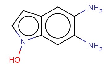 <span class='lighter'>1H-INDOLE-5,6-DIAMINE</span>, <span class='lighter'>1-HYDROXY-</span>