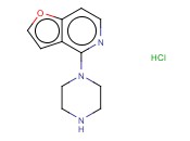 4-(PIPERAZIN-1-YL)FURO[<span class='lighter'>3,2-C</span>]<span class='lighter'>PYRIDINE</span> HYDROCHLORIDE