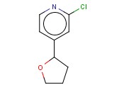 2-CHLORO-4-(<span class='lighter'>TETRAHYDROFURAN</span>-2-YL)PYRIDINE