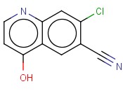 7-CHLORO-4-<span class='lighter'>HYDROXYQUINOLINE</span>-6-CARBONITRILE